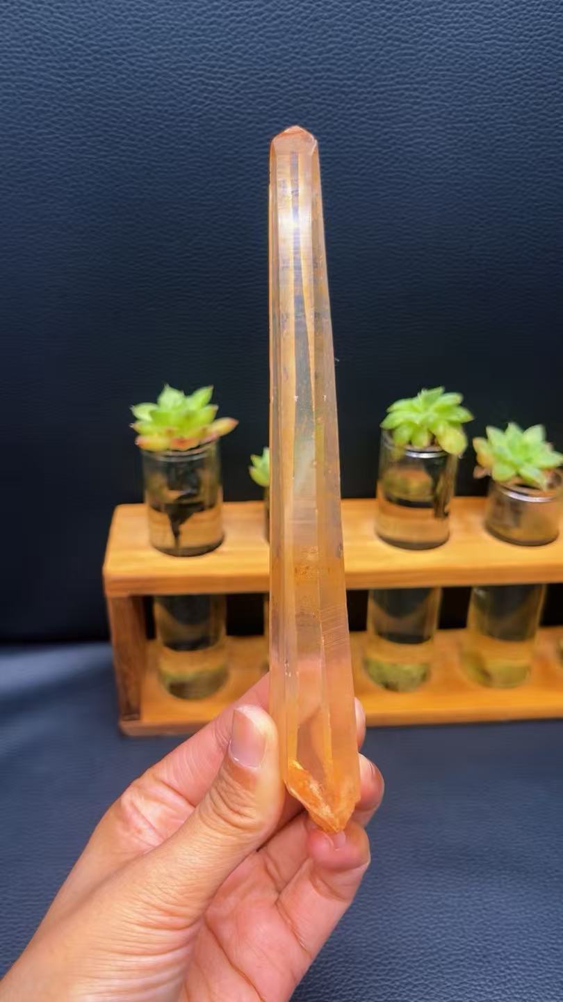 5A 300G  Fire  Quartz   Crystal