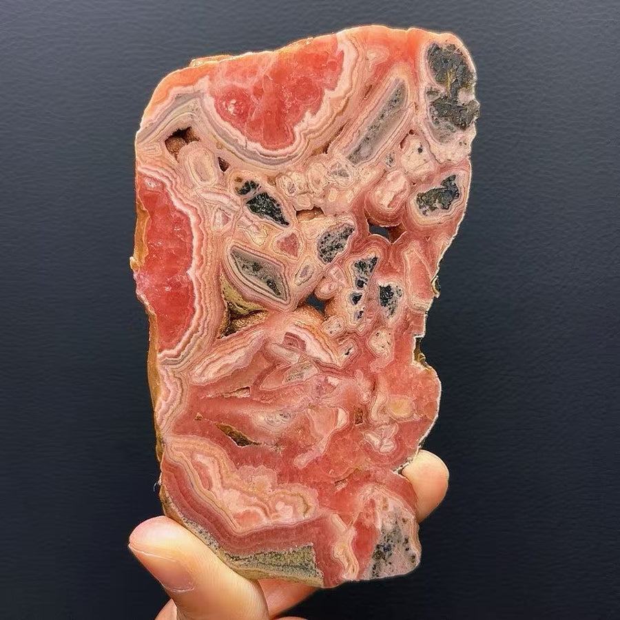 5A180G   Natural Rhodochrosite Slices