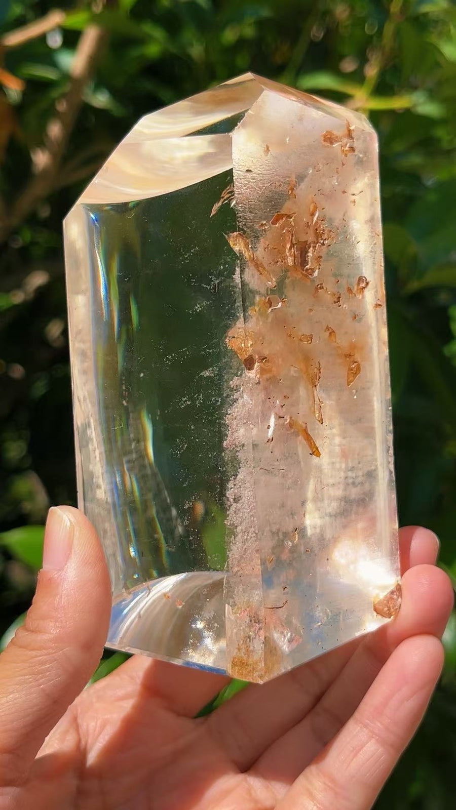 5A 850G   White Phantom Quartz High Transparency