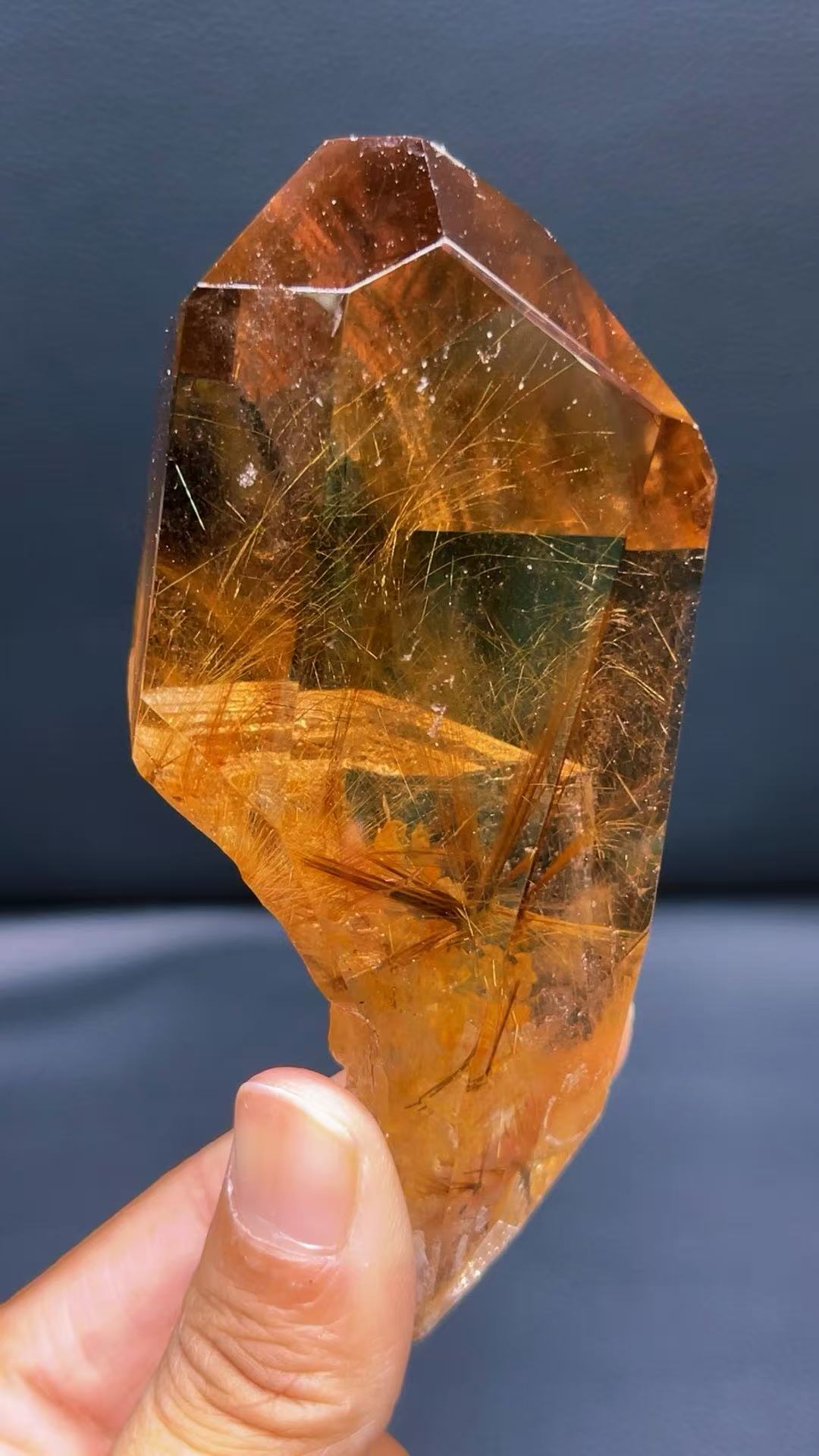 5A 240G Rutile Smoky Quartz