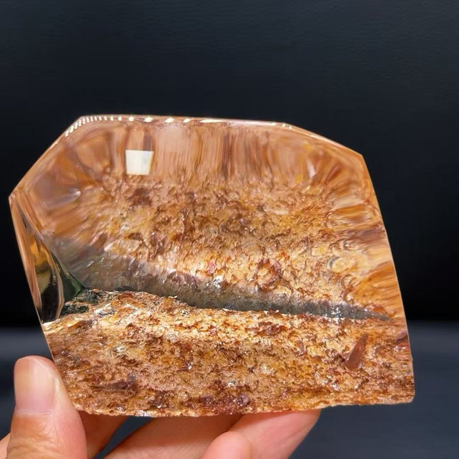 5A 800G   Red Phantom Irregular Crystal Ornament