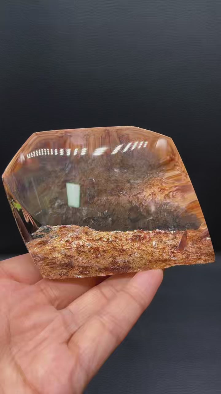5A 800G   Red Phantom Irregular Crystal Ornament