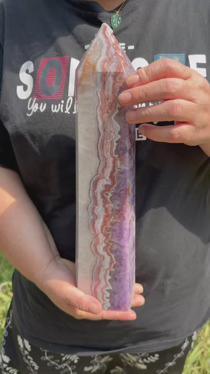 A00042 Amazing badding amethyst mixed mexico giant  tower