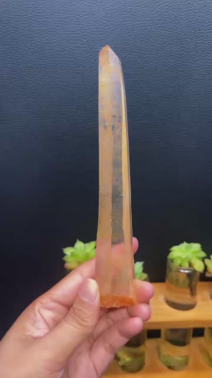 5A 300G  Fire  Quartz   Crystal