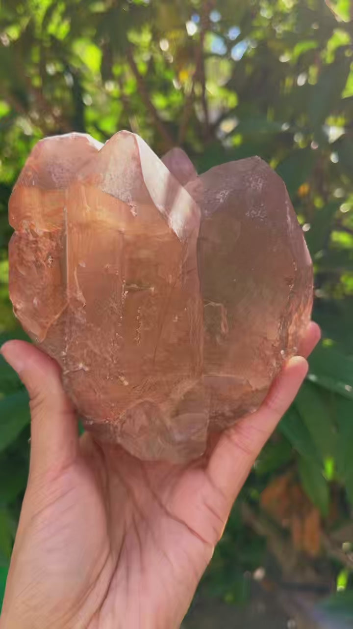 5A  1240G  Red Rind Quartz