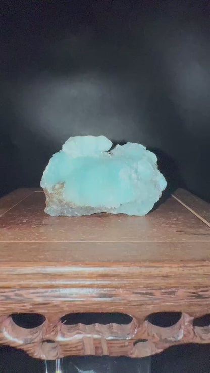 A00030 RARE blue aragonite specimen