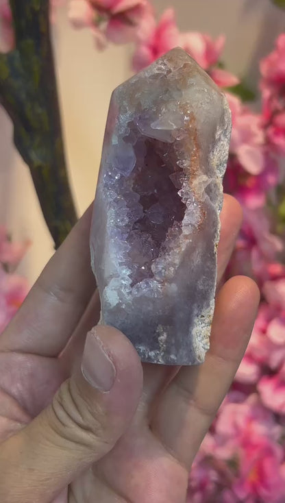 A00006 Old Open Area pink amethyst tower big amethyst durzy