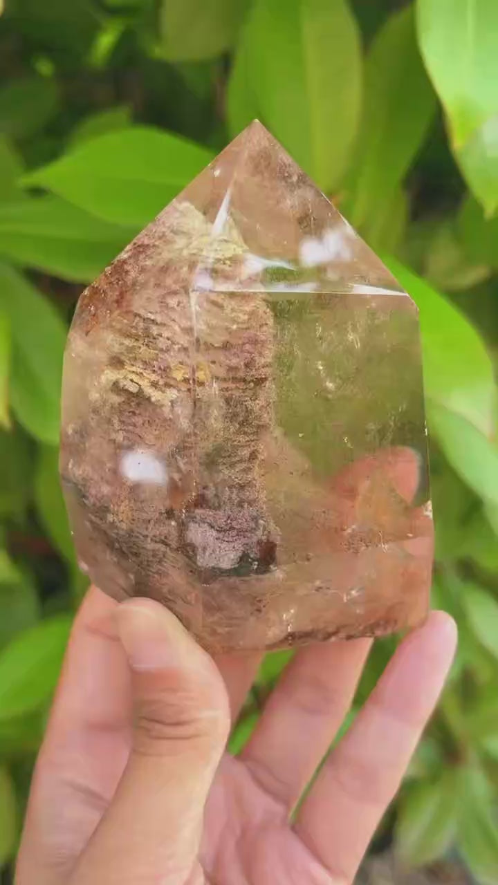 5A 460G    Natural  Phantom Crystal Point