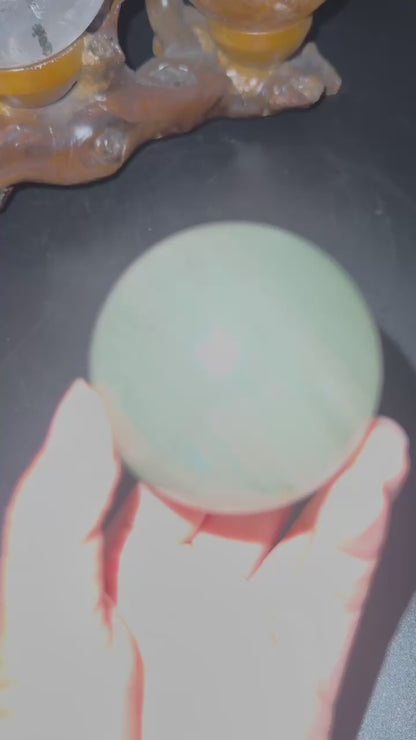 A00068 rare galaxy rainbow green phantom layer garden sphere
