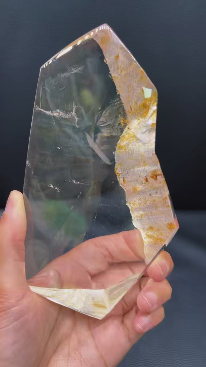 5A  980G   Golden healer  Free-form Crystal Decor