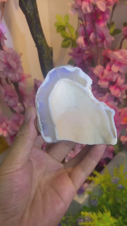 A00007  Candy pouple durzy agate very high cat eye flash