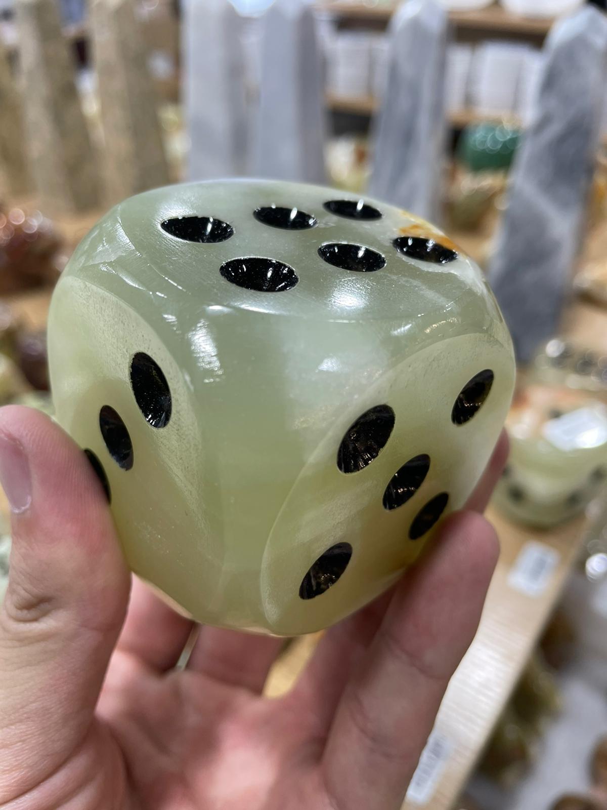 Afghan jade dice