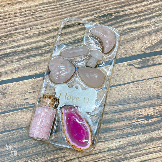 Phone case （Rose quartz）