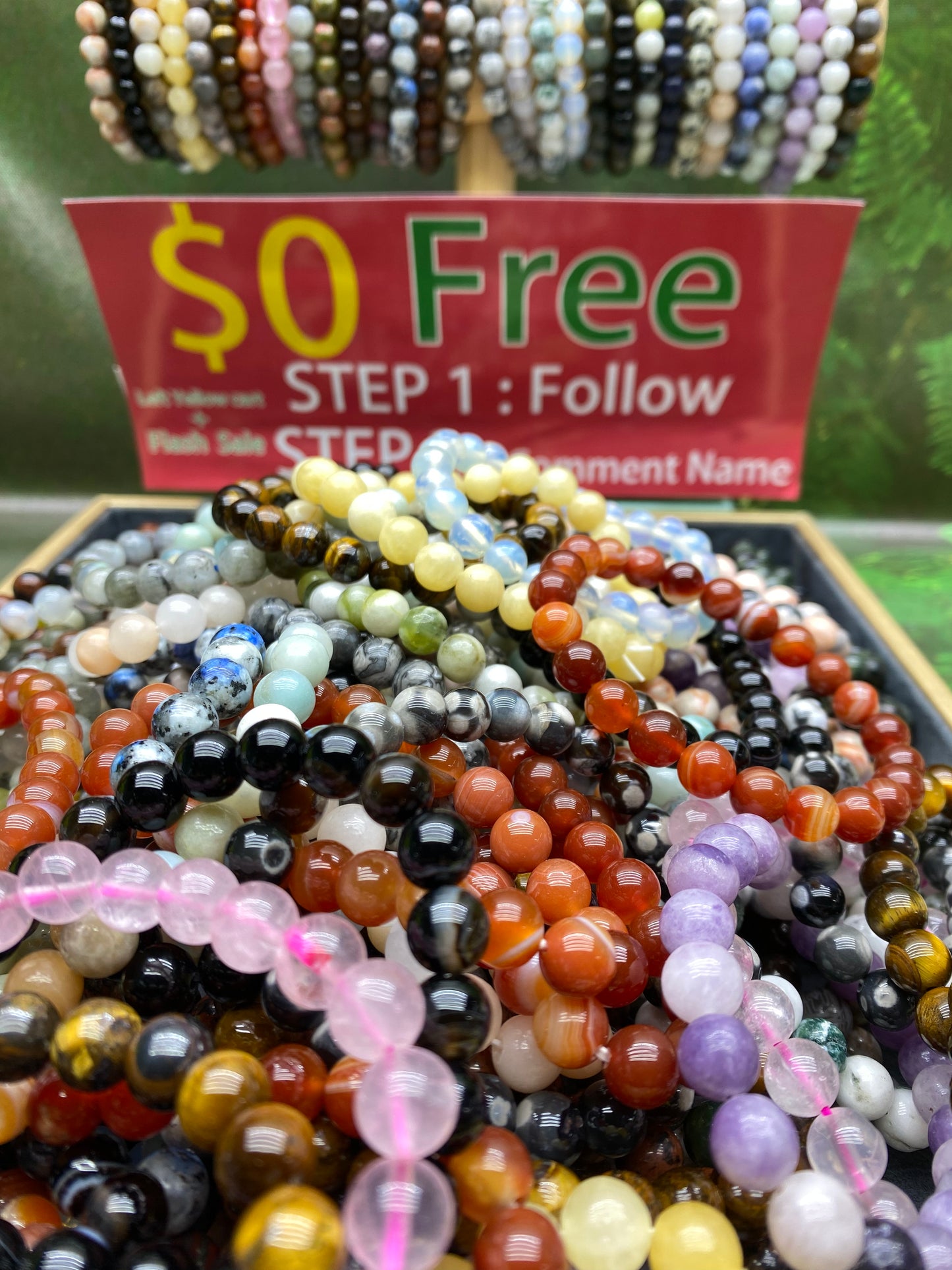 D&A Free crystal bracelets for followers