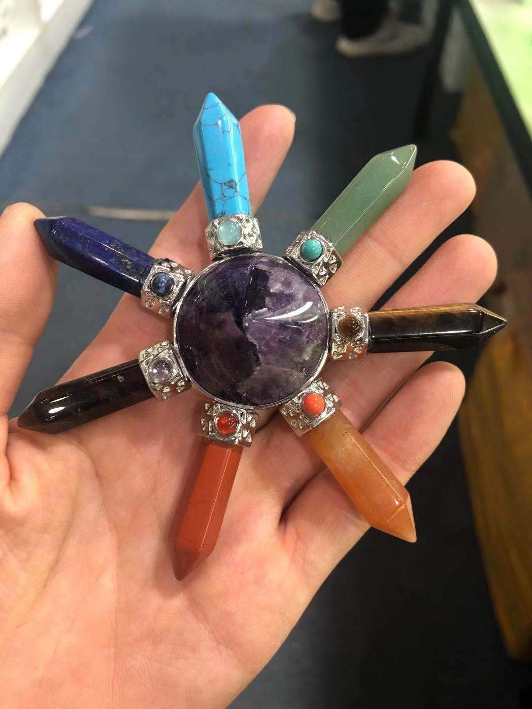 Colorful energy tower