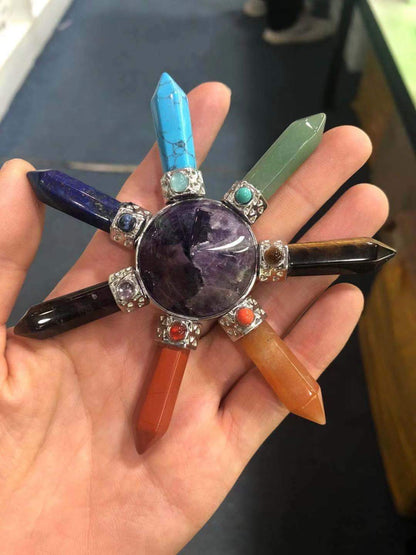 Colorful energy tower