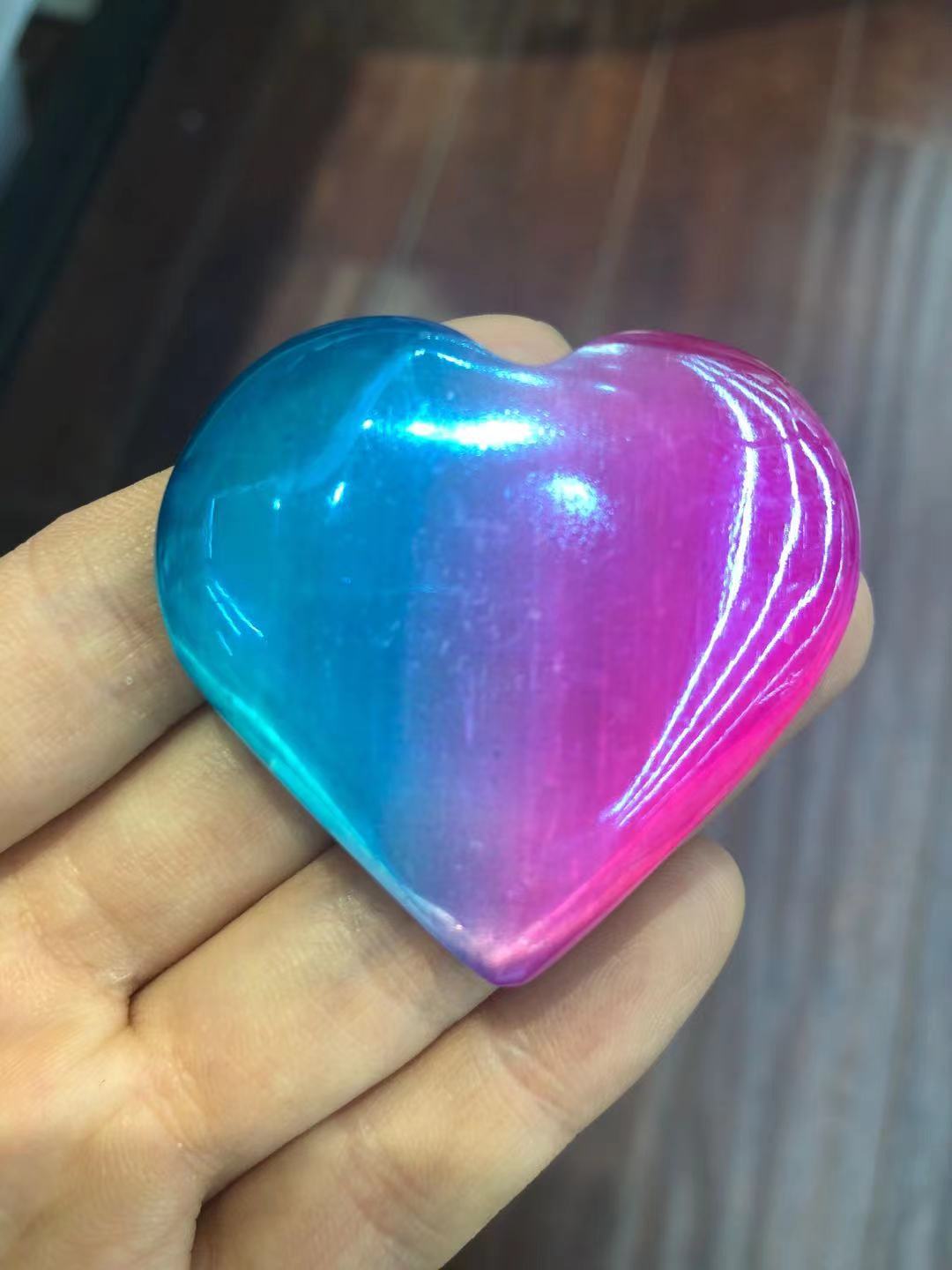 Coating selenite heart
