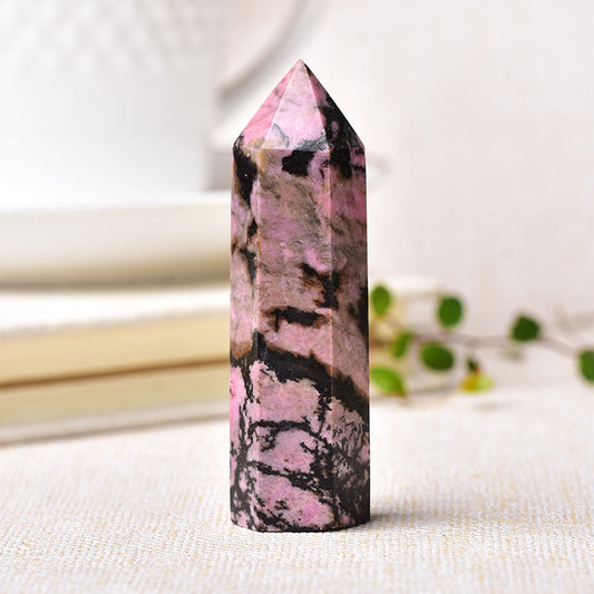 Rhodonite tower point