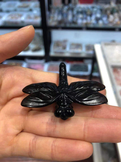 Dragonfly carving