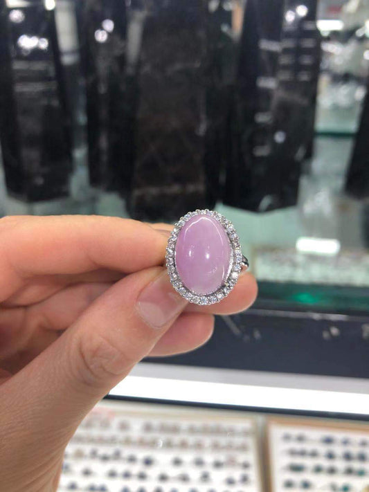 Kunzite ring