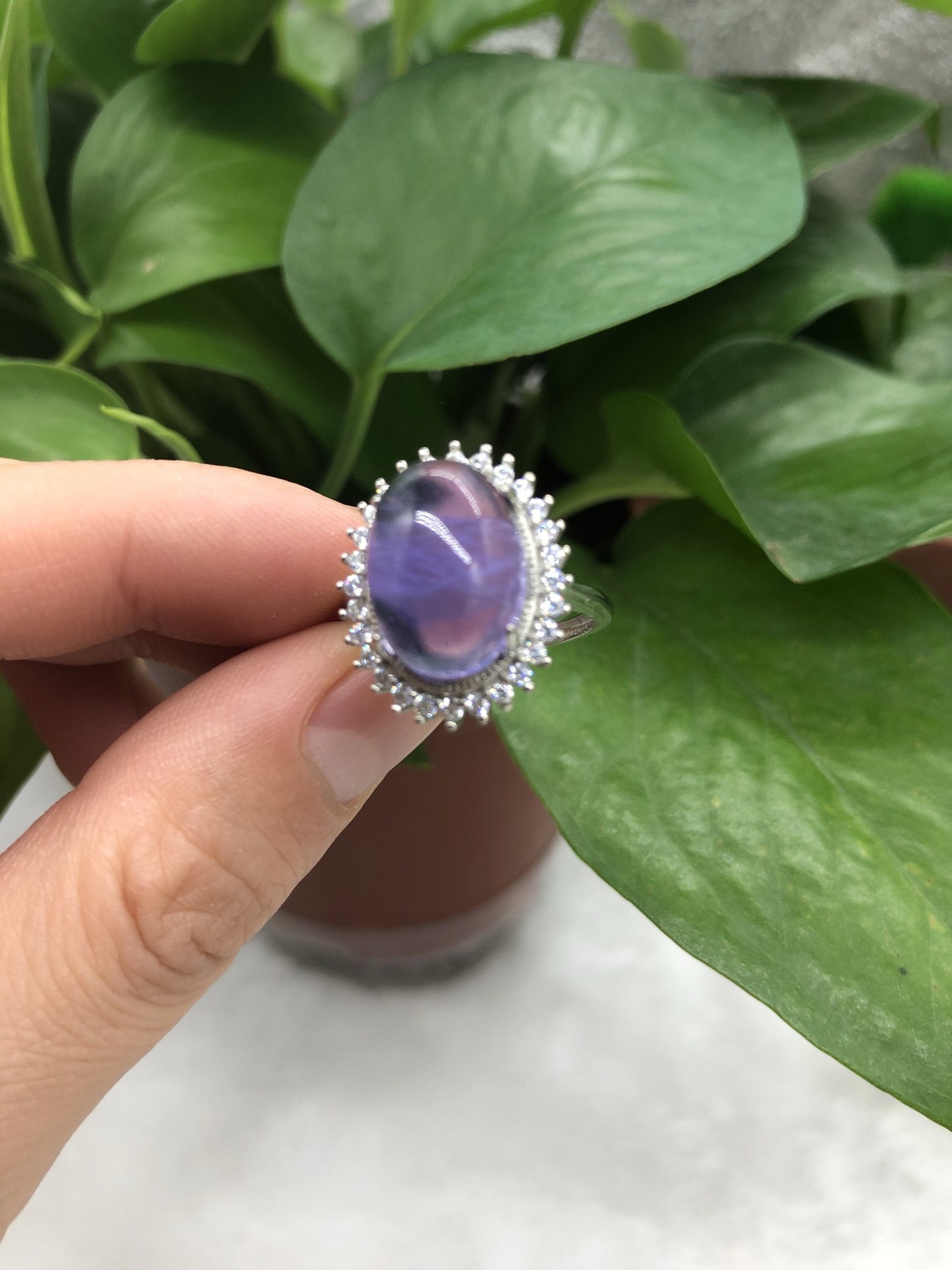 Fluorite ring