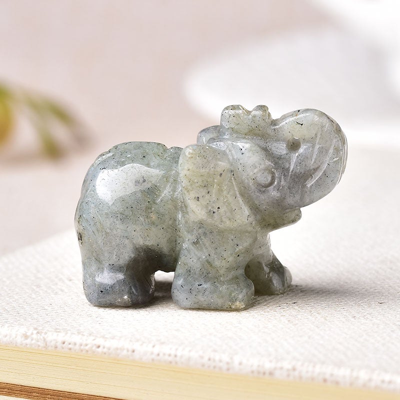 Crystal elephant carving  19 colour  please choose