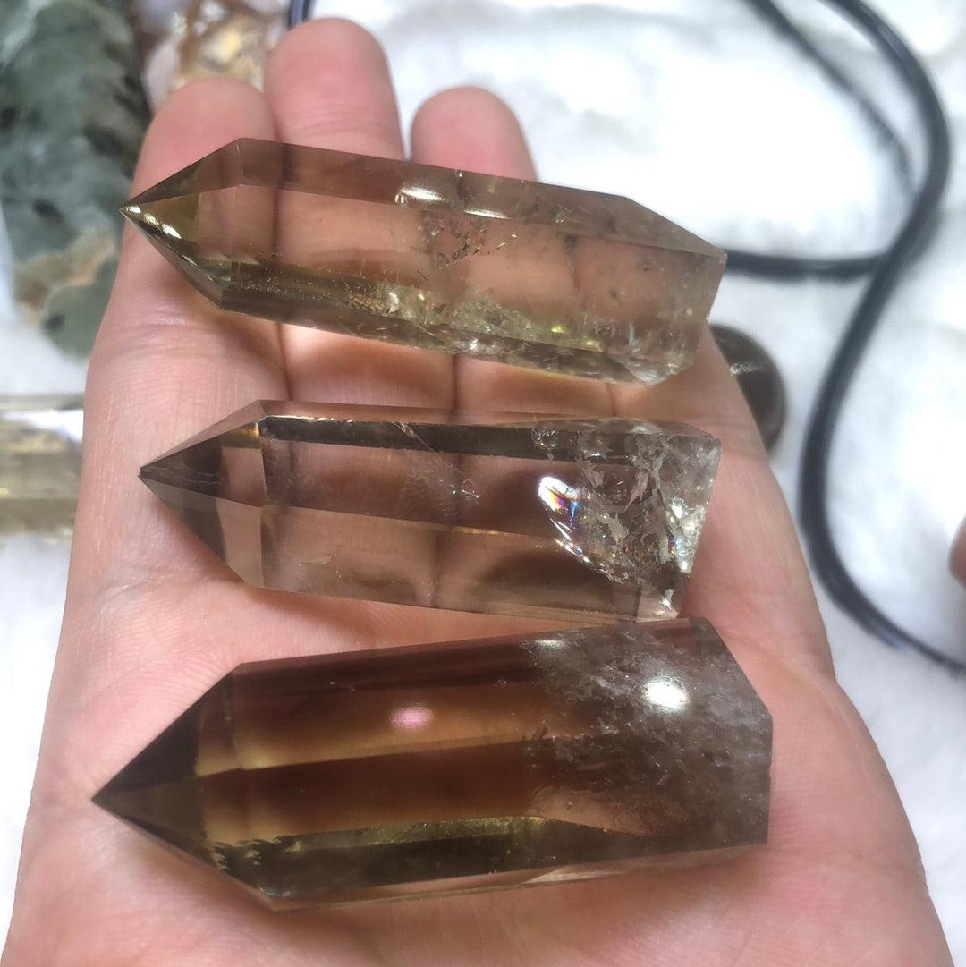 smokey quartz tower point