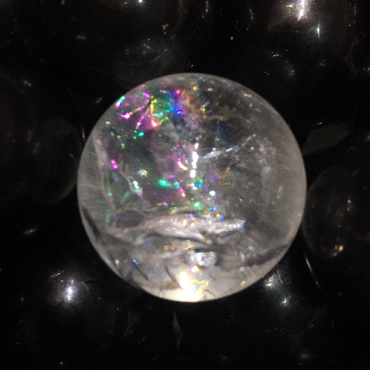 popcorn quartz sphere