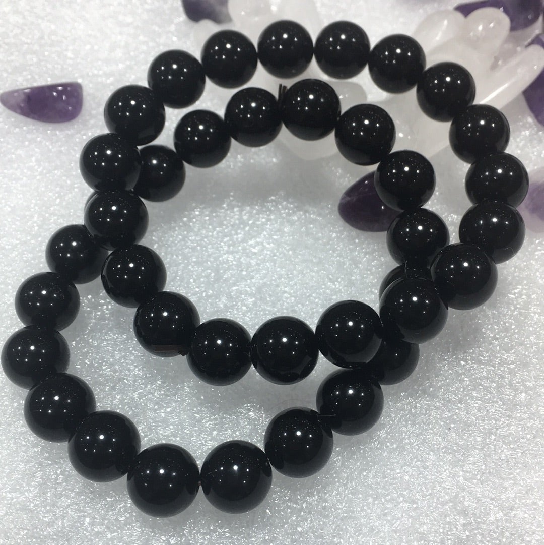 Black obsidian bracelet