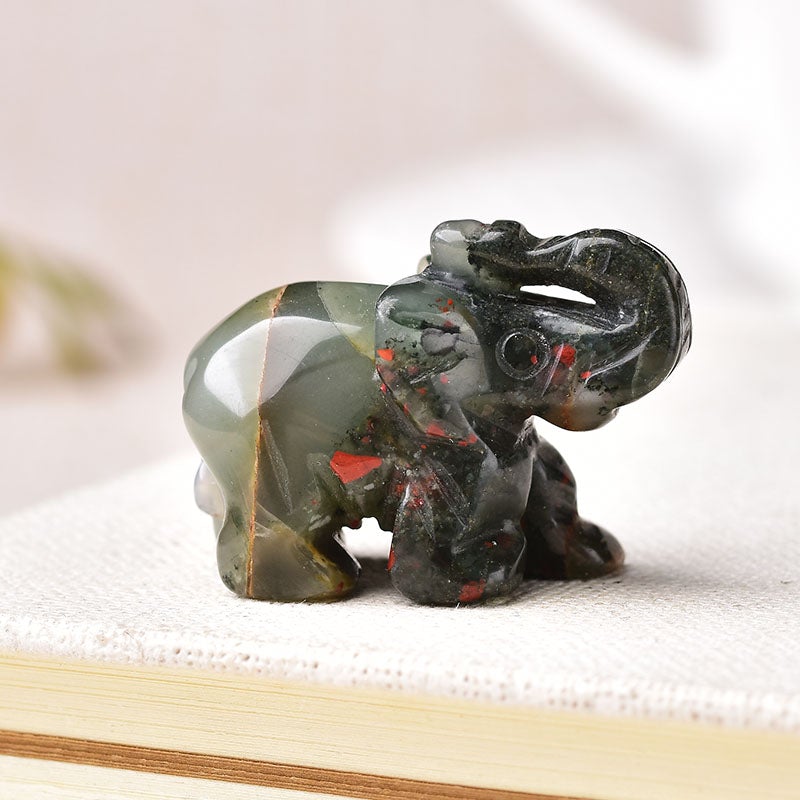 Crystal elephant carving  19 colour  please choose