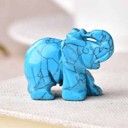 Crystal elephant carving  19 colour  please choose