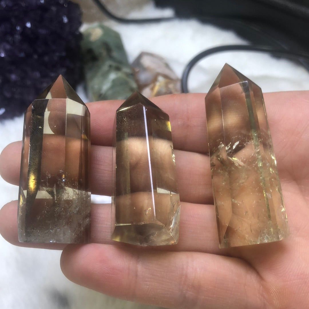 smokey quartz tower point