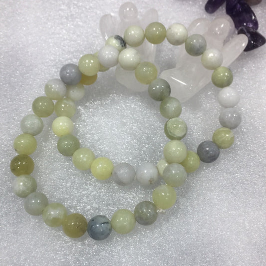 Yellow jade bracelet