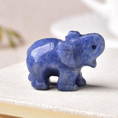 Crystal elephant carving  19 colour  please choose