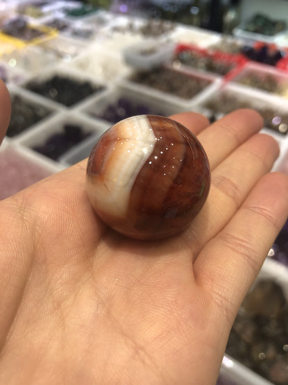 Carnelian mini sphere