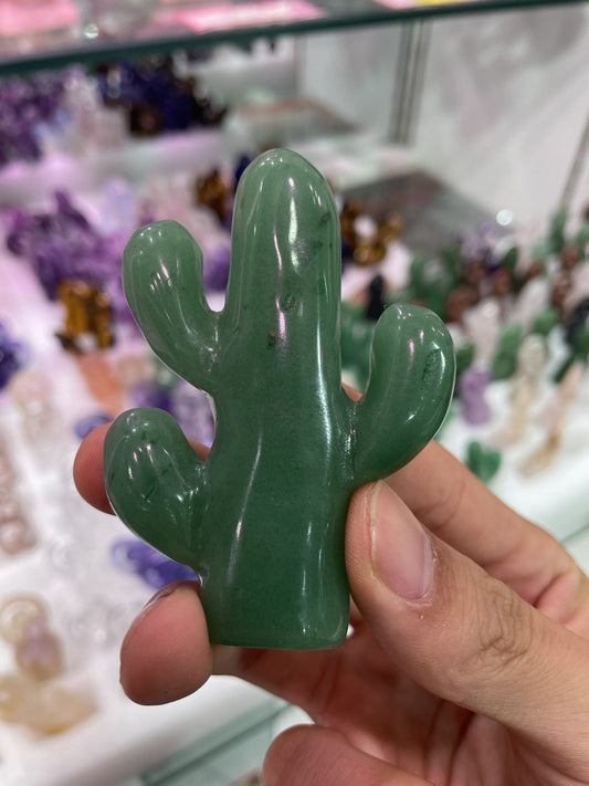 Aventurine cactus