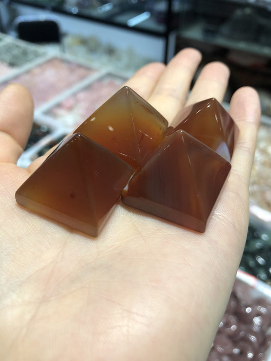 Carnelian pyramid