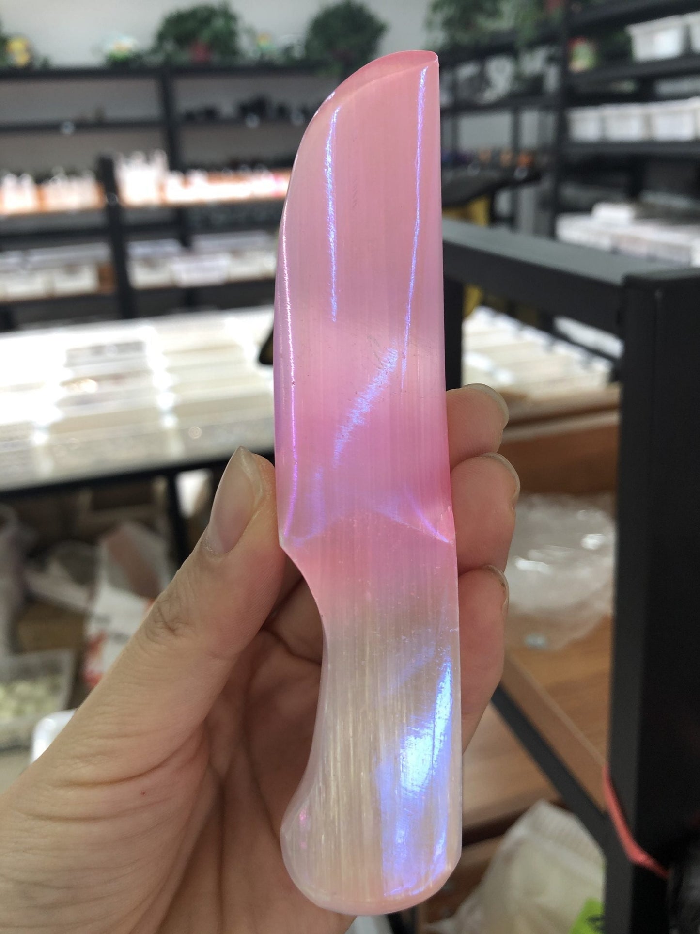 Aura selenite sword