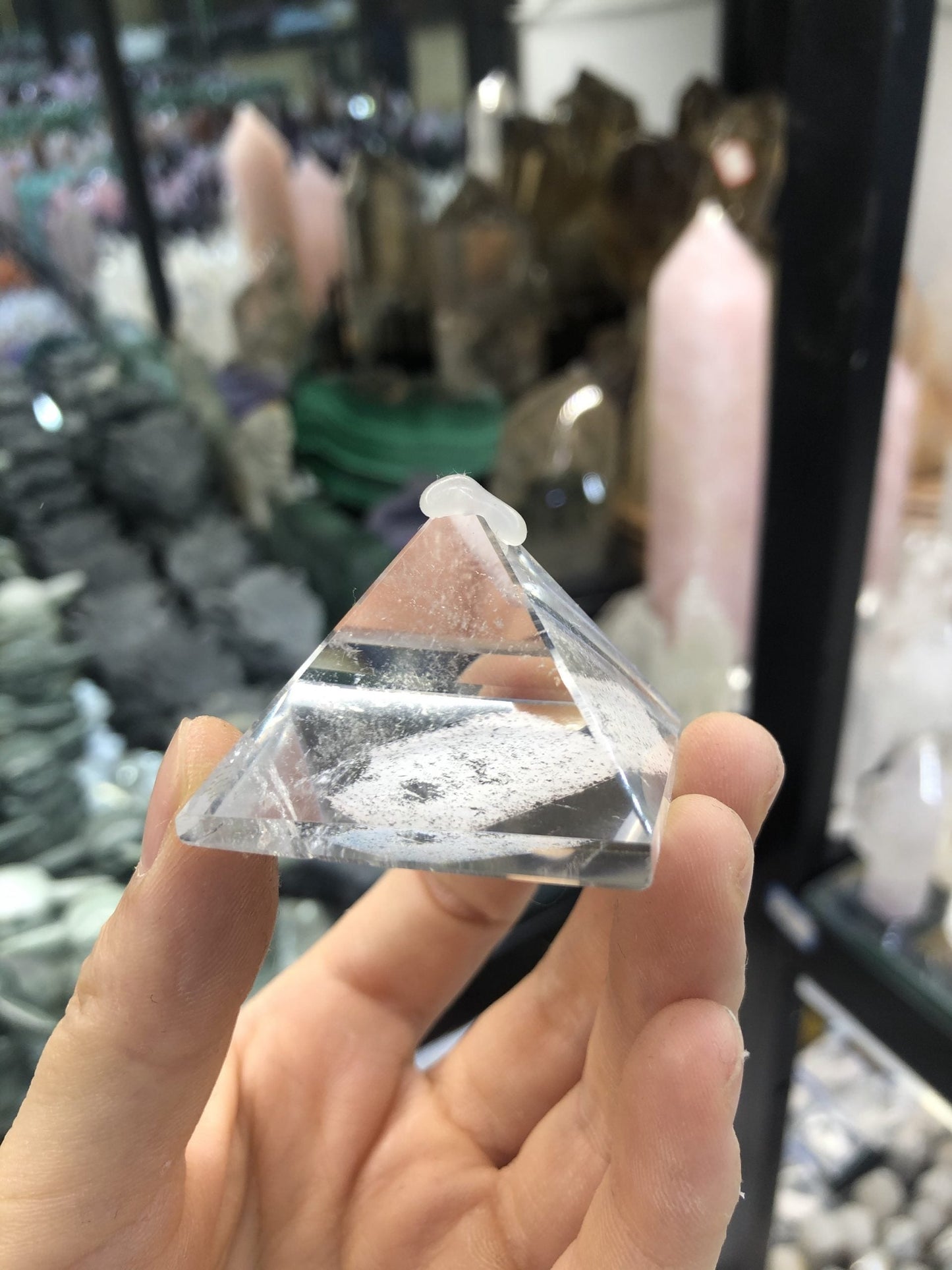 Crystal pyramid