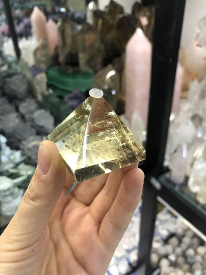 Crystal pyramid