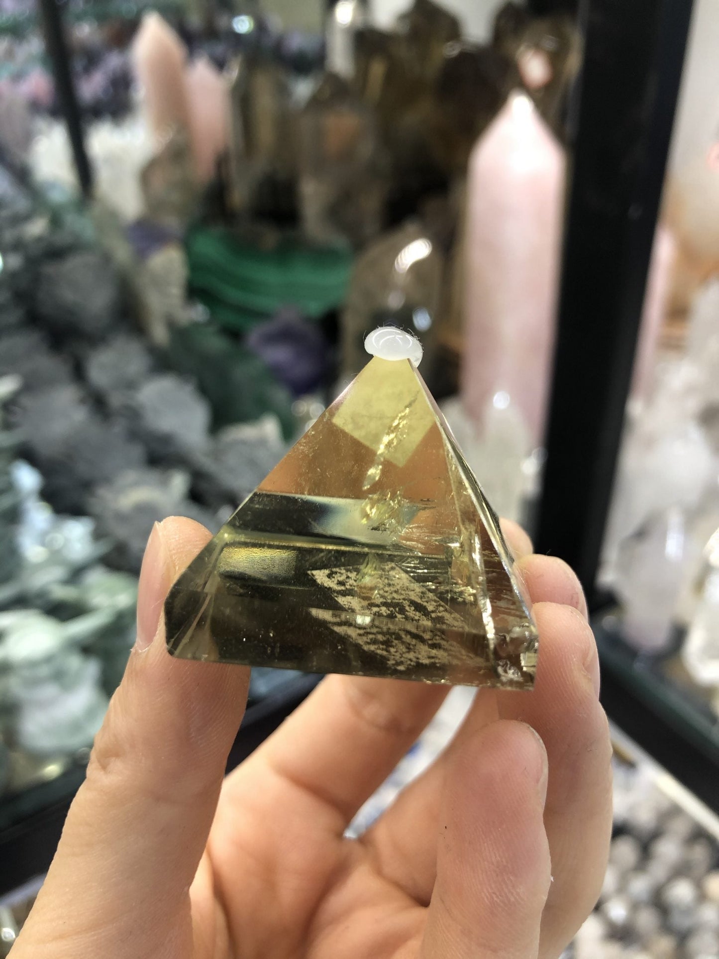 Crystal pyramid