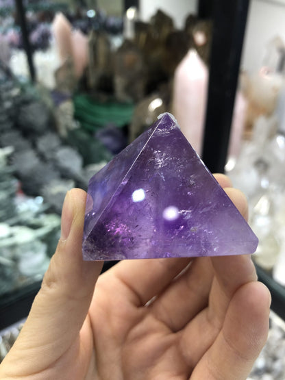 Crystal pyramid