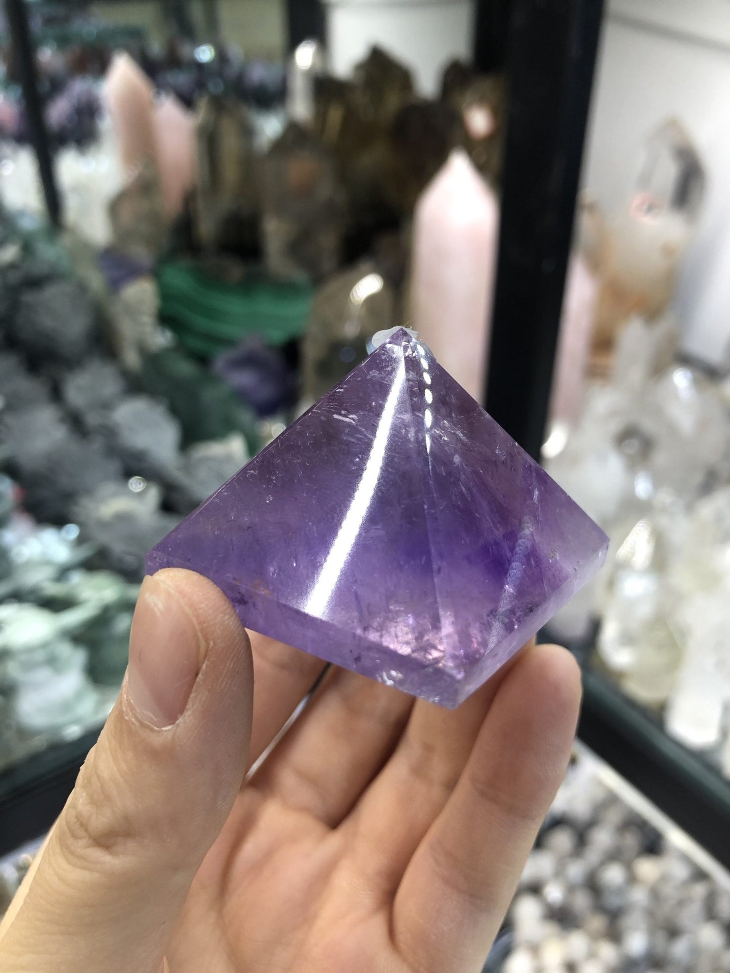 Crystal pyramid