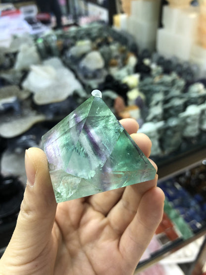 Crystal pyramid