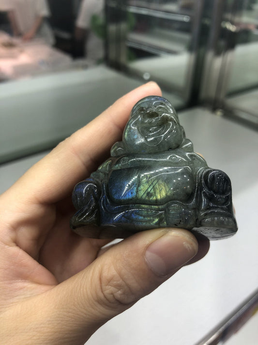 Labradorite buddha