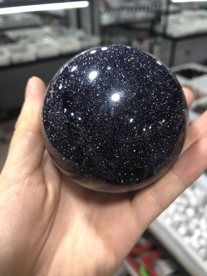 Blue sandstone sphere big