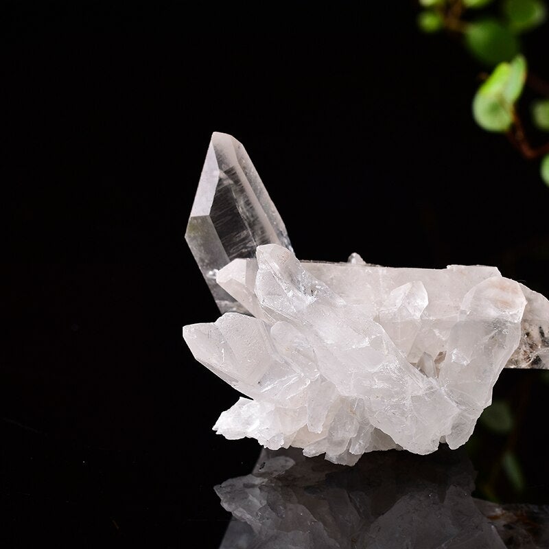 1PC Natural White Crystal Cluster Irregular Quartz Healing Stones Reiki Stones Crystal Point Specimen Home Decor  Raw Crystals