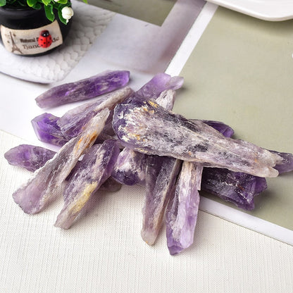 Natural Amethyst Quartz Cluster Crystal Rod Point Rock