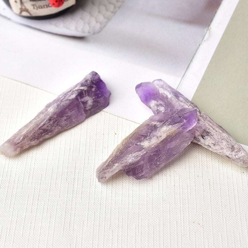 Natural Amethyst Quartz Cluster Crystal Rod Point Rock