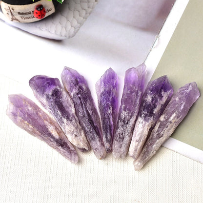 Natural Amethyst Quartz Cluster Crystal Rod Point Rock